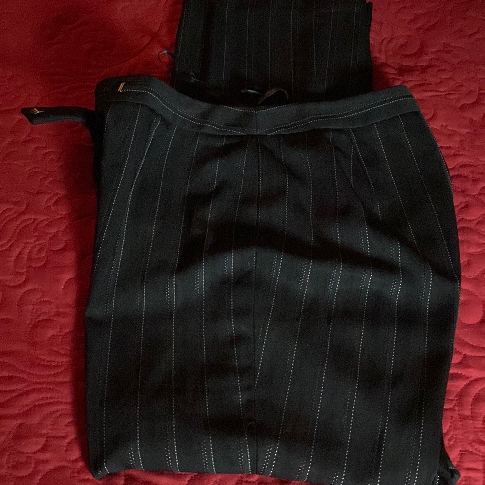 Pin striped pants